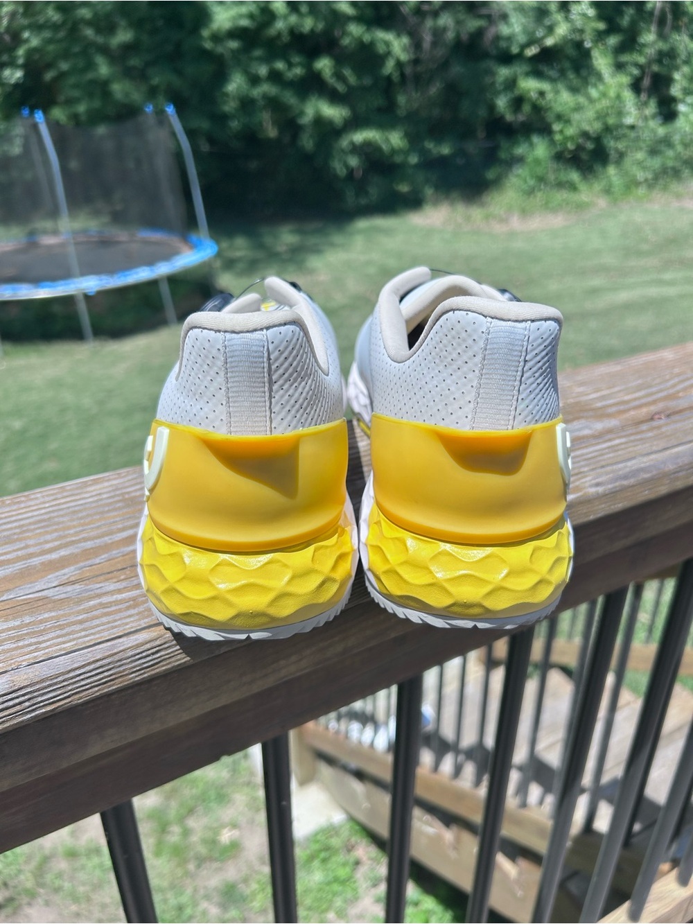 G/FORE Men's G/DRIVE Spikeless Golf Shoes in Grey/ Yellow size 11 - Picture 4 of 6